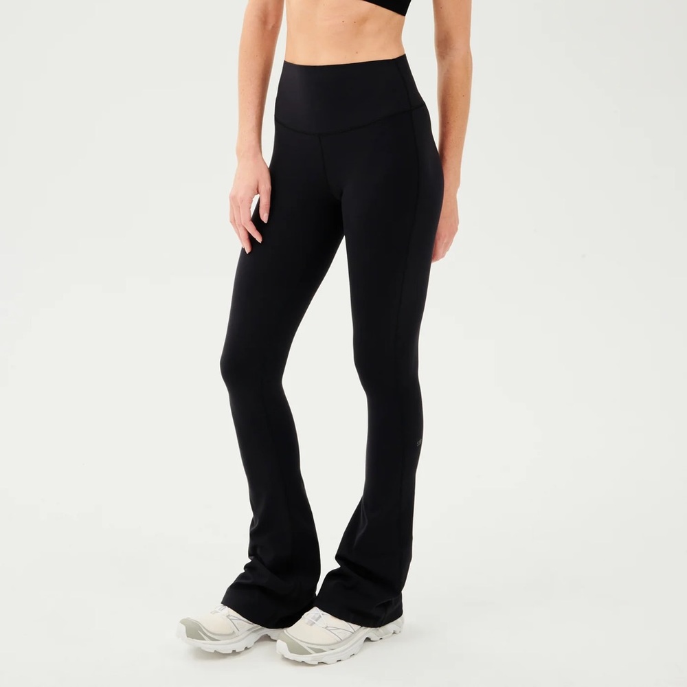 Split 59 black flare leggings